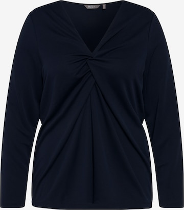 Ulla Popken Shirt in Blauw: voorkant