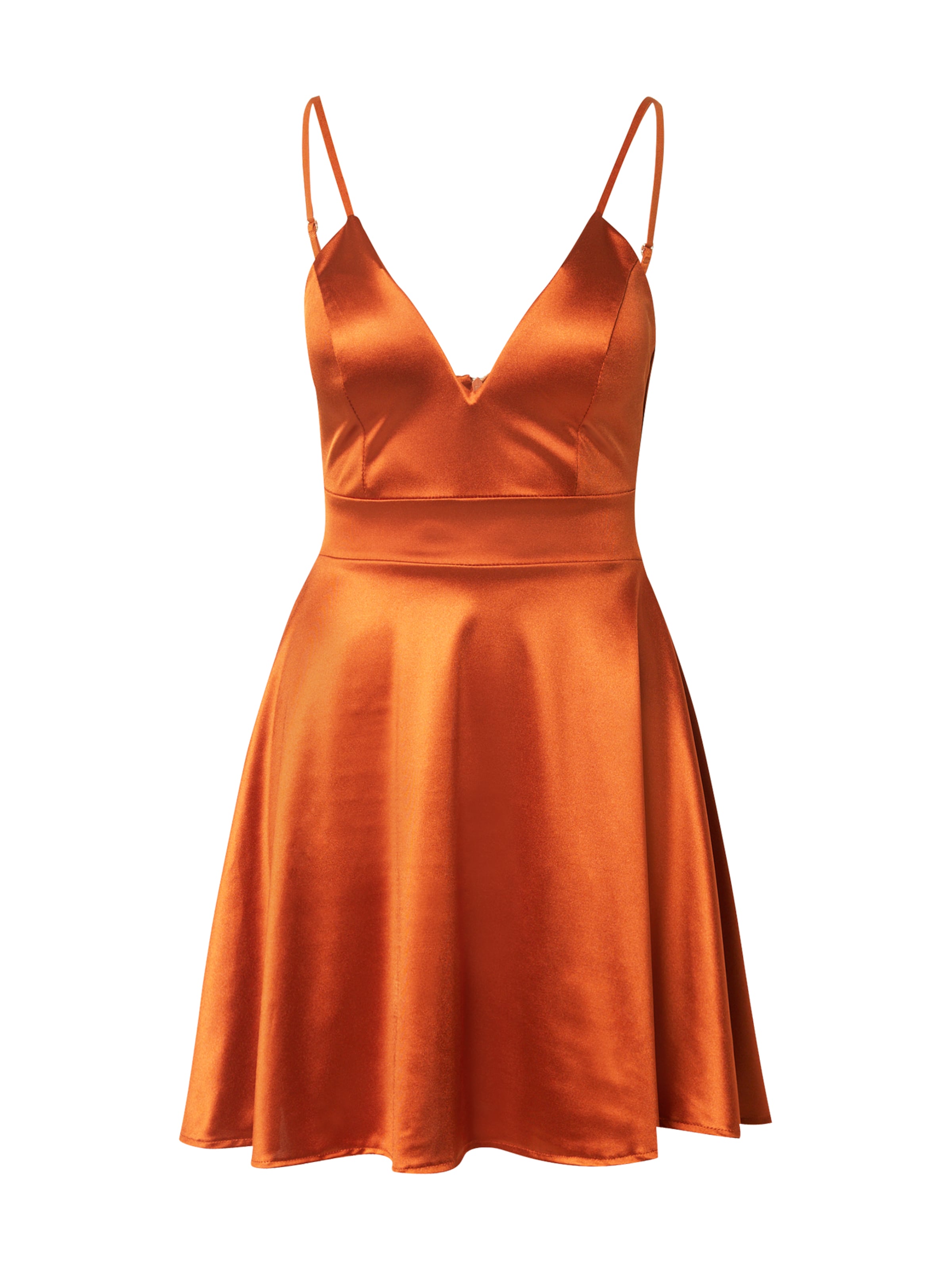 WAL G. Coctailkjole 'ALAIA' i orange: forside