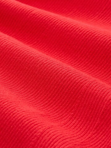TOM TAILOR DENIM Sweater in Red