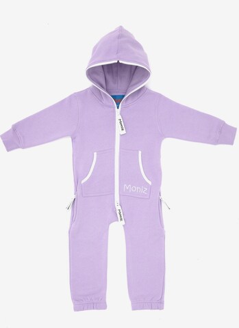 Moniz Dungarees in Purple: front