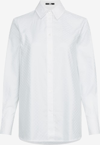 Karl Lagerfeld Bluse i hvit: forside
