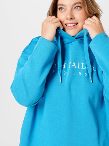 Tom Tailor Women + Sweatshirt in Blau