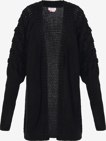 IZIA Kardigán - Čierna: predná strana