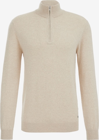 WE Fashion Sweater in Beige: front