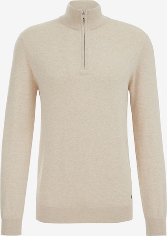 WE Fashion Sweater in Beige: front