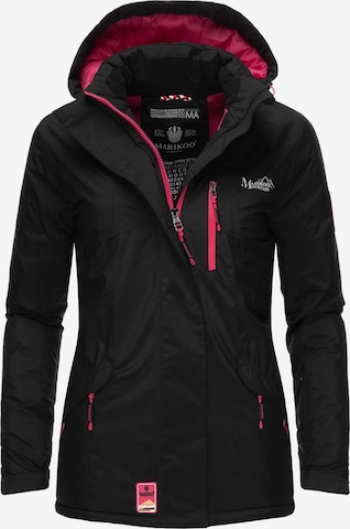 MARIKOO Performance Jacket 'Rabeaa' in Black: front