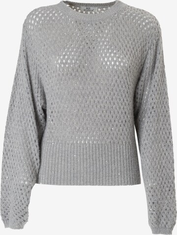 Influencer Pullover in Grau: predná strana