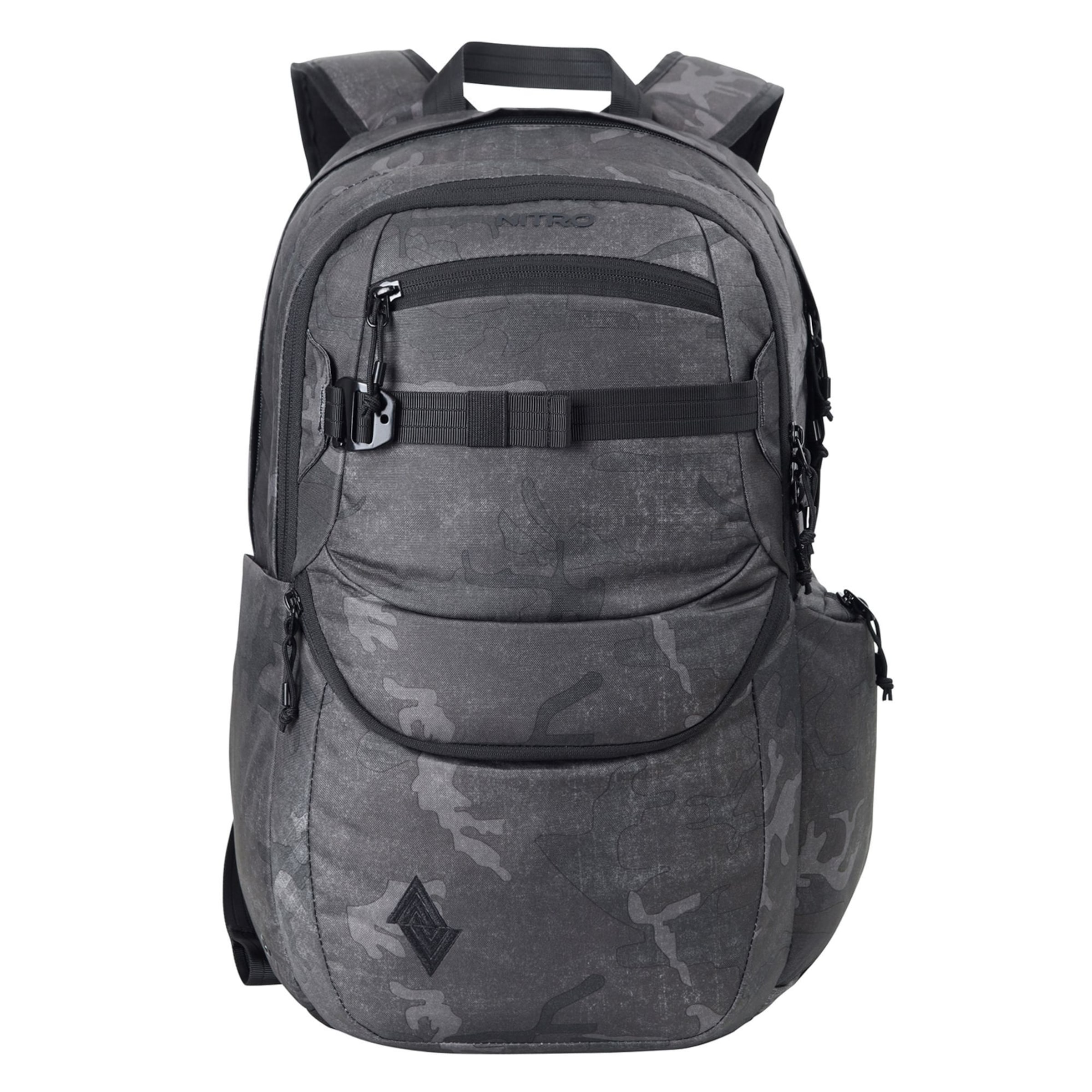 NitroBags Backpack 'Future' in Grey: front