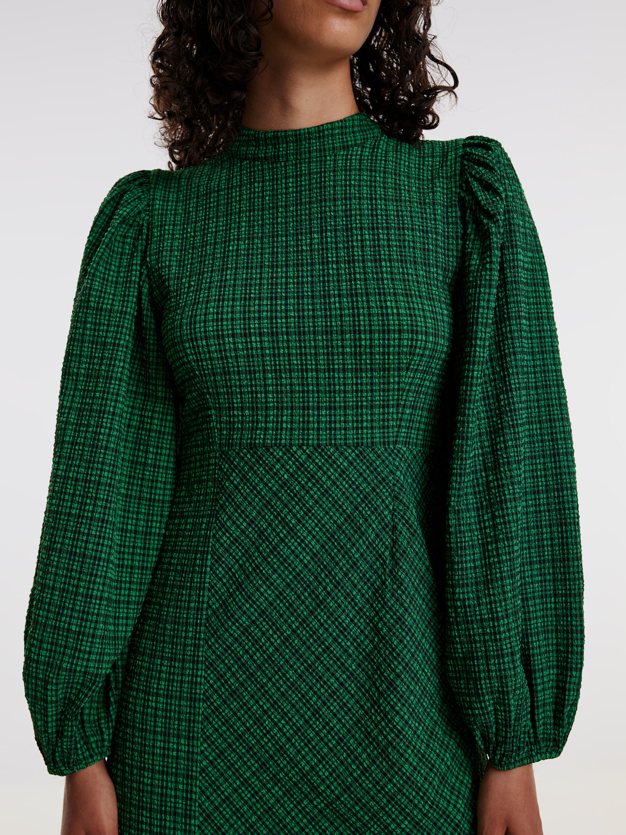 EDITED Producten Jurk 'Karolin' Groen