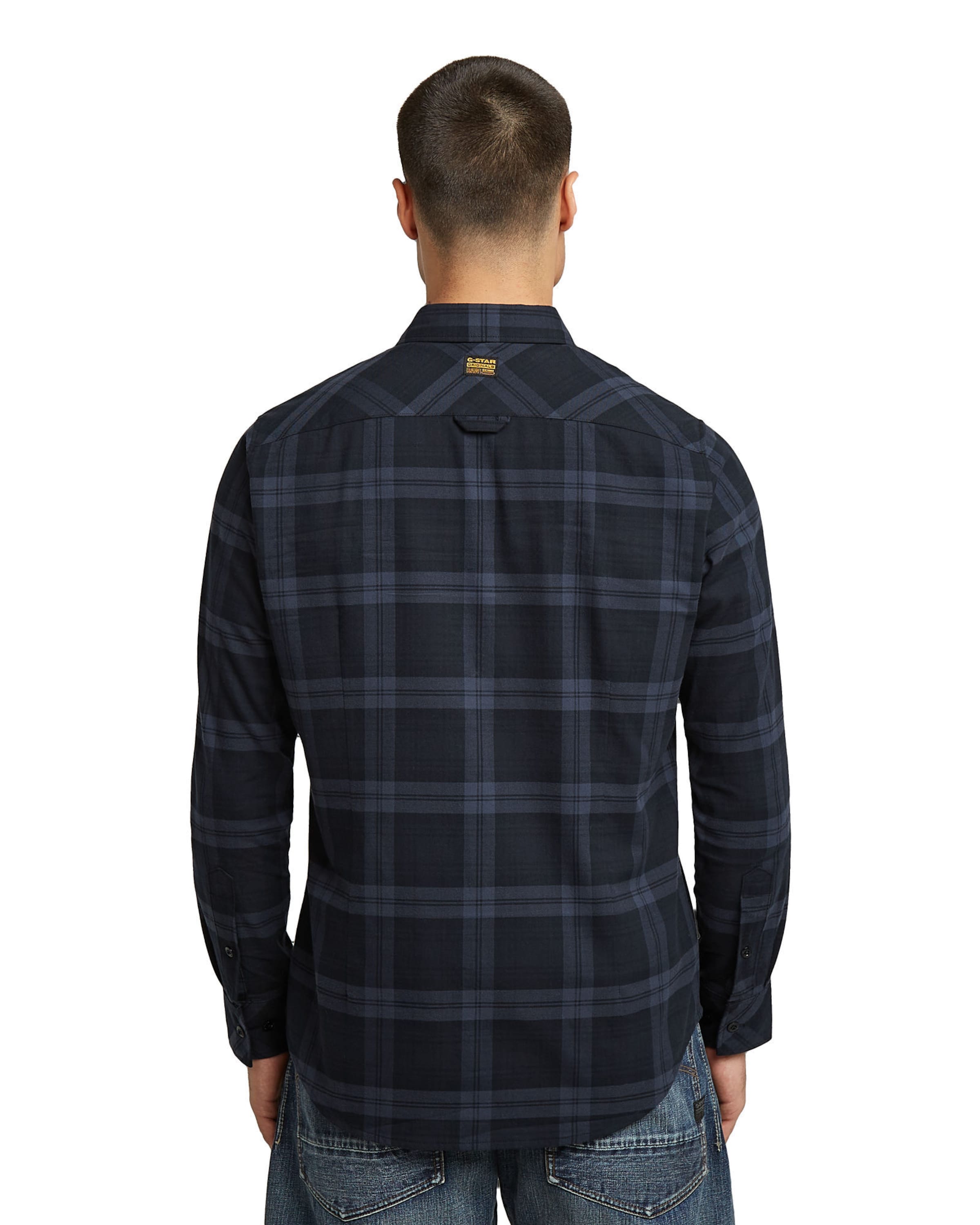 G-STAR Slim fit Overhemd 'Bristum 2.0' in Blauw