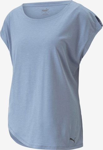 T-shirt fonctionnel PUMA en bleu : devant