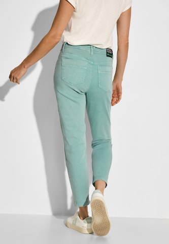 CECIL Slimfit Jeans 'Tracey' in Grün