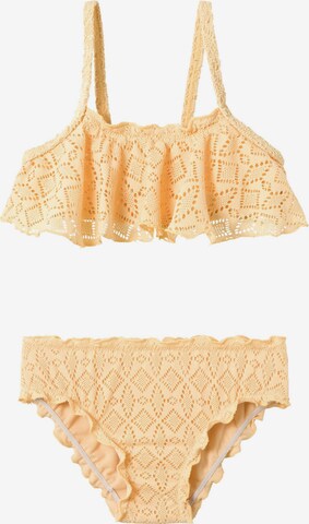 NAME IT Bustier Bikini i orange: forside