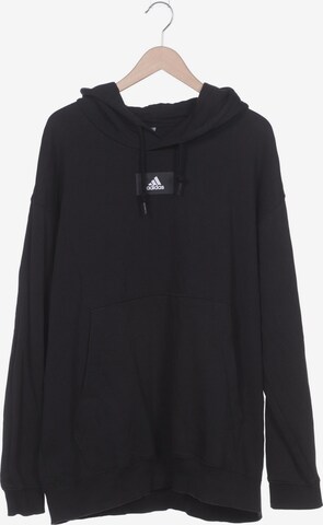 ADIDAS PERFORMANCE Sweatshirt & Zip-Up Hoodie in XXL in Black: front
