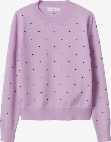 MANGO Sweater 'Paquita' in Purple: front