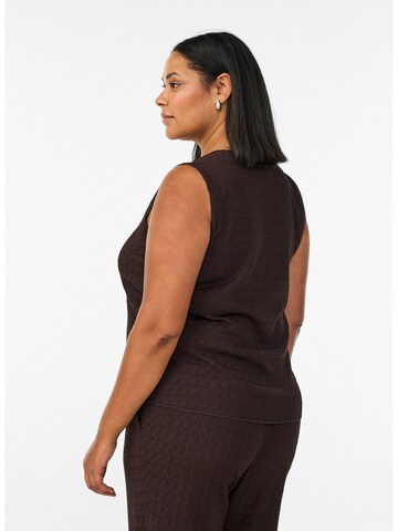 Zizzi Жилетка 'Talia' в Коричневый