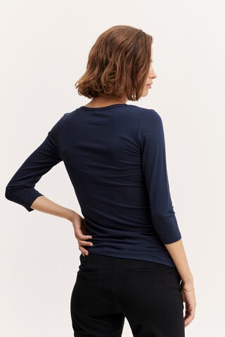 Fransa Shirt 'Kiksen' in Blau