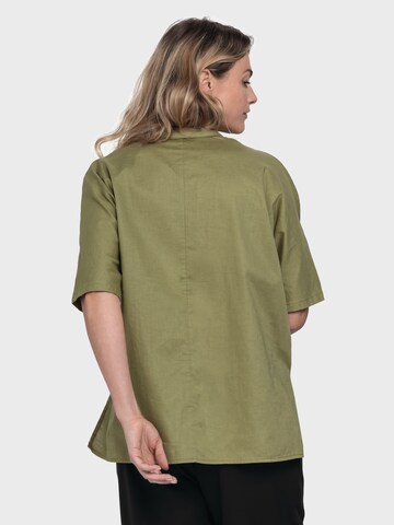 Schöffel Athletic button up shirt ' Urban Blouse Style Kalmen WMS ' in Green