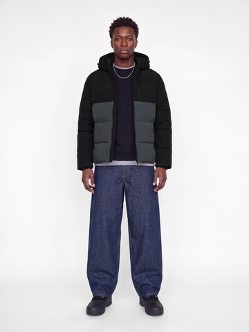 JACK & JONES Winter Jacket 'JJEBecks' in Grey