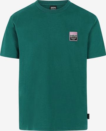 PROTEST Shirt 'PRTAfia' in Grün: Vorderseite