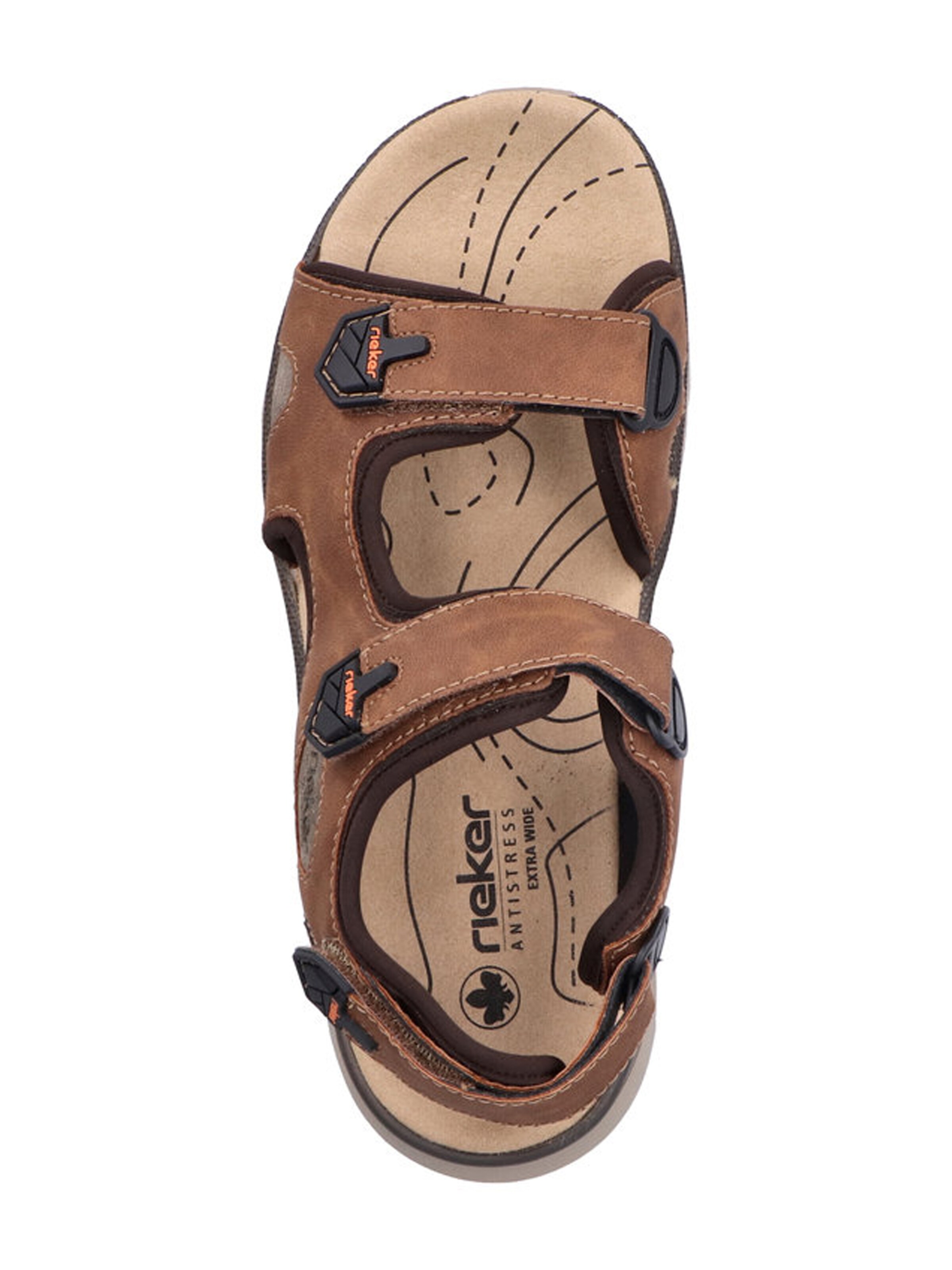 Sandalo da trekking di Rieker in marrone