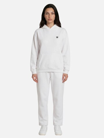 HEFTYKA Sweatshirt 'HOODIE' in White