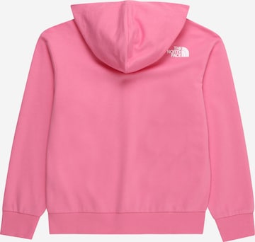 THE NORTH FACE - Casaco de treino em moletão em rosa