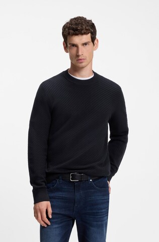 BOSS Sweater ' Lofranco ' in Blue: front