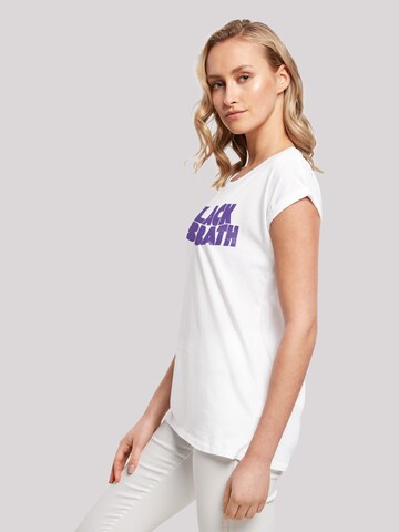 F4NT4STIC Shirt 'Black Sabbath Heavy Metal Band Wavy Logo Black' in Weiß