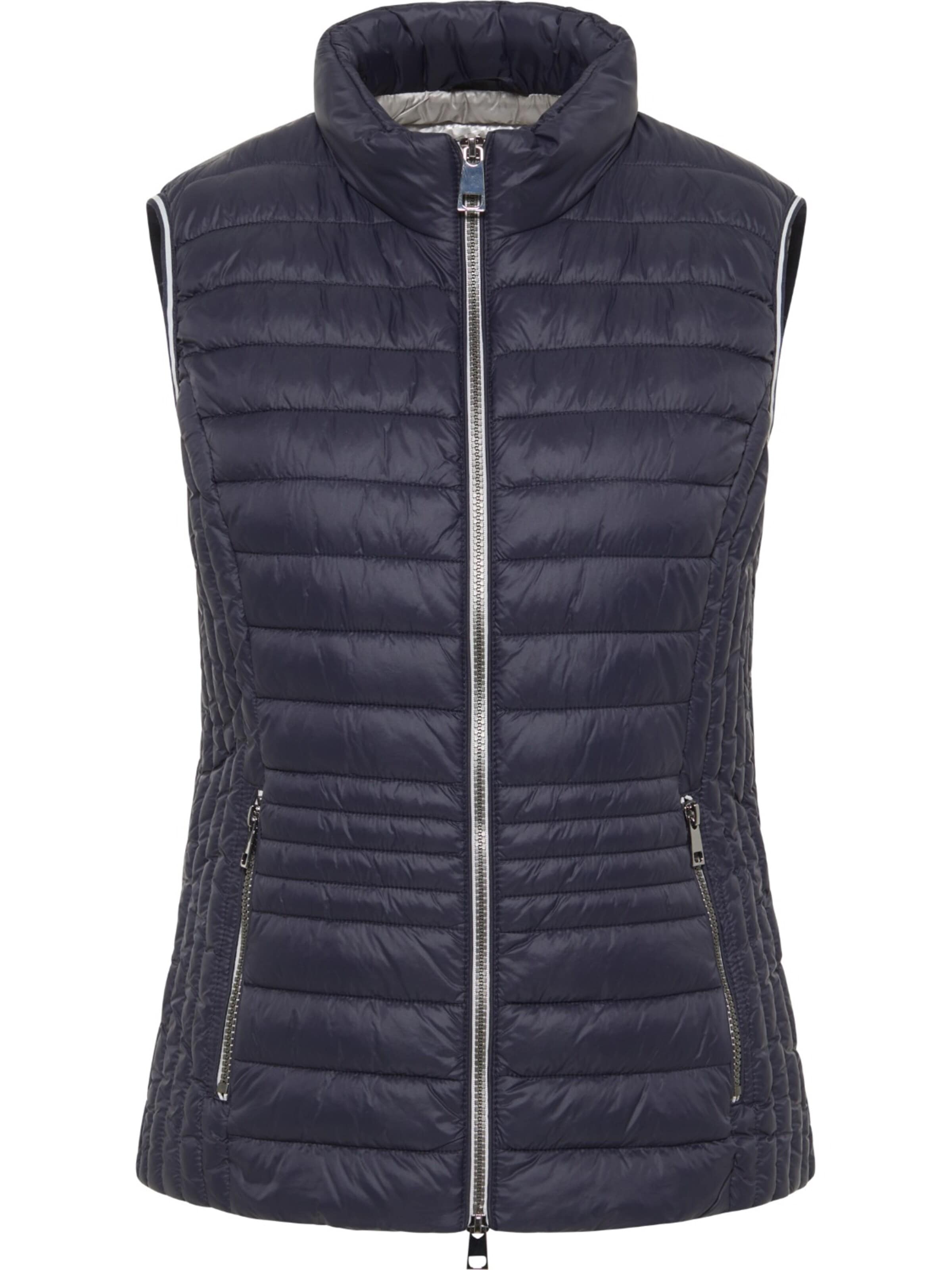 Barbara Lebek Vest in Blue: front