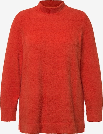 Pull-over Ulla Popken en rouge : devant