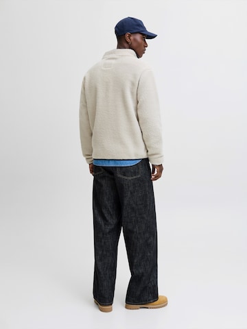 JACK & JONES Fleecová mikina 'JJThatcher' – béžová
