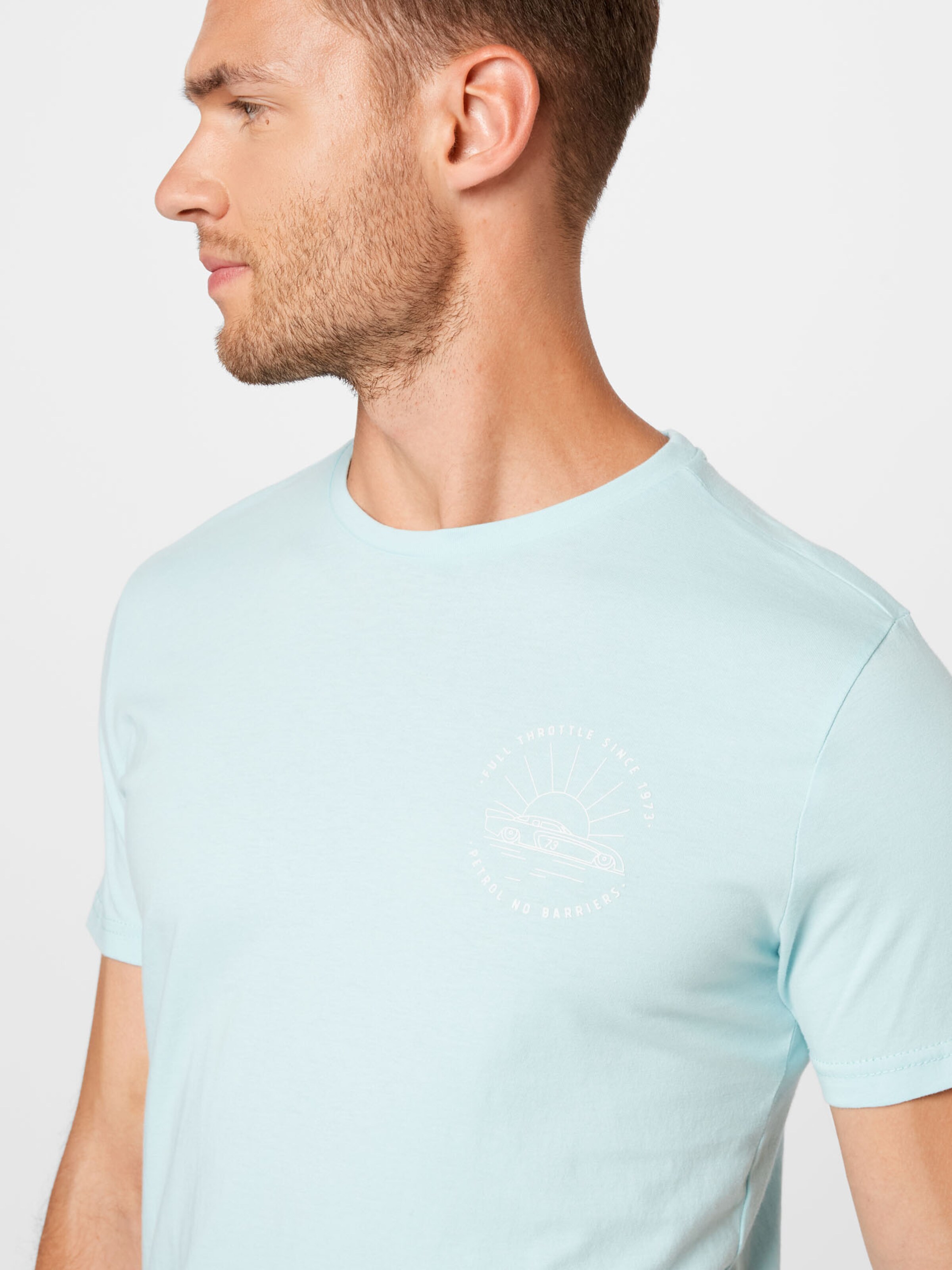 Männer Große Größen Petrol Industries T-Shirt in Azur - TX74606 Männer Große Größen Petrol Industries T-Shirt in Azur - TX74606