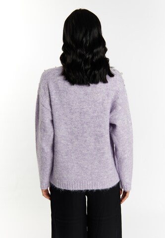 faina - Pullover 'Koosh' em roxo