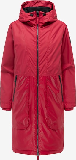 NAVAHOO Mantel 'Edelumhang 14' in knallrot, Produktansicht