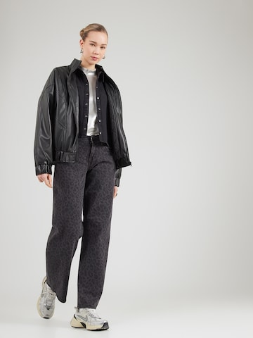 MUSTANG Wide Leg Jeans 'MEDLEY' in Schwarz