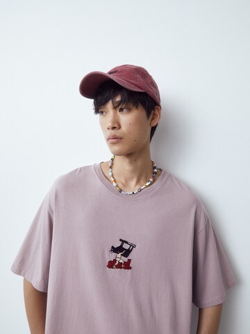 Pull&Bear T-Shirt in Lila