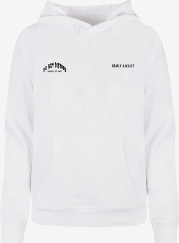 Sweat-shirt 'Barely Awake' Merchcode en blanc : devant