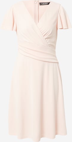 Robe de cocktail Lauren Ralph Lauren en rose : devant