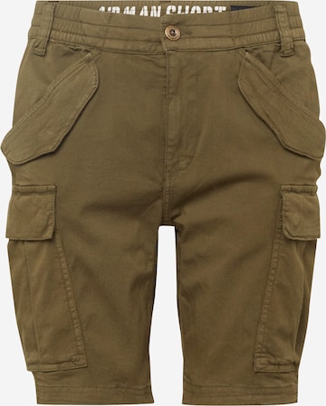 ALPHA INDUSTRIES Cargo trousers 'Airman' in Green: front