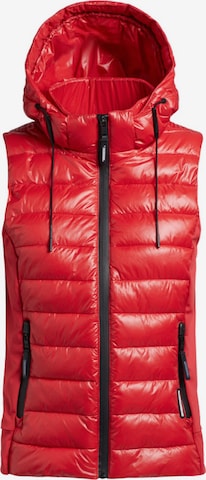 khujo Vest 'Fabia' in Red: front