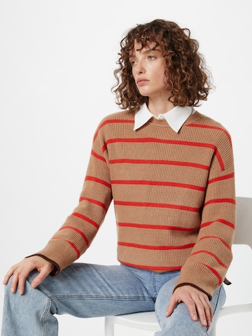 b.young Sweater 'MILO' in Brown: front