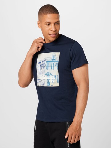 Pepe Jeans T-Shirt 'TELLER' in Blau: predná strana