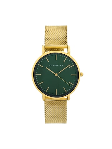 Luxenter - Reloj analógico 'Lici' en verde: frente