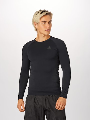 Base Layer ODLO en noir : devant