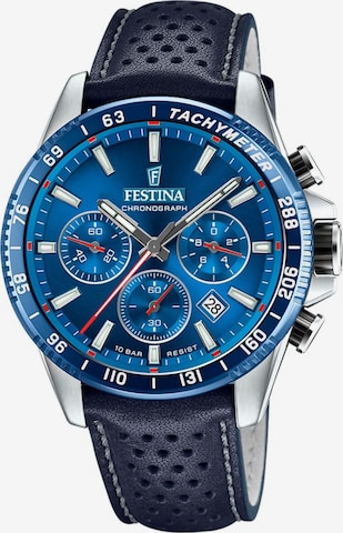 Montre à affichage analogique FESTINA en bleu : devant