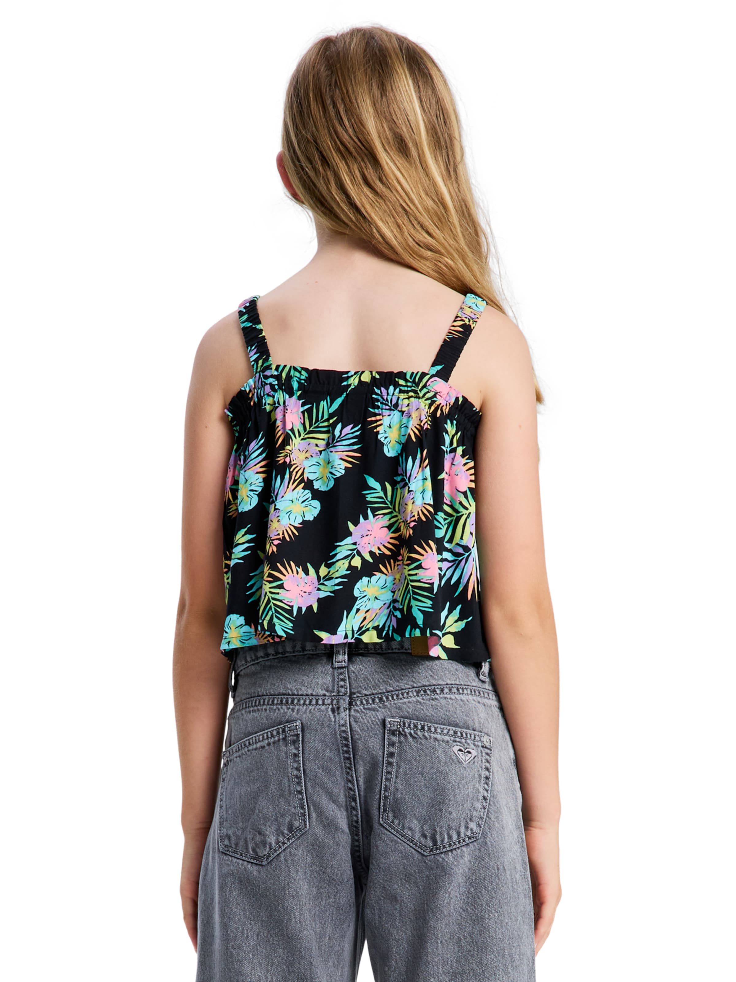 ROXY Top 'Tropical Swing' in Black