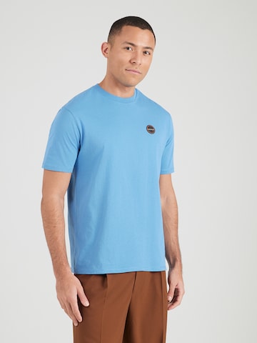 NAPAPIJRI Тениска в синьо: отпред