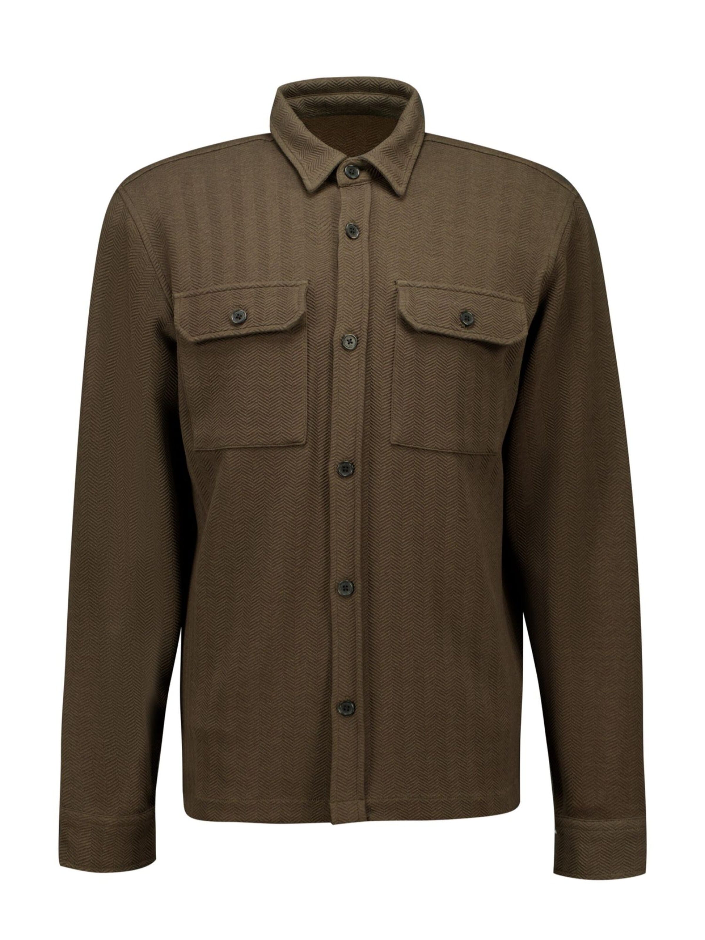 Coupe regular Chemise Deeluxe en vert : devant