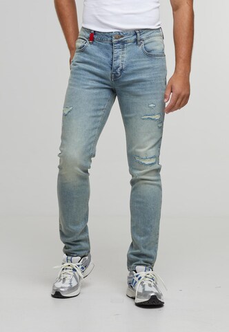 2Y Premium Slimfit Jeans 'Mateo' in Blau: Vorderseite